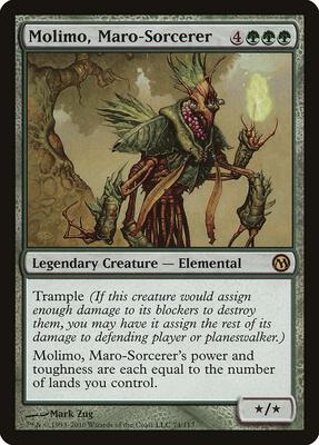 Molimo, Maro-Sorcerer card from Duels of the Planeswalkers