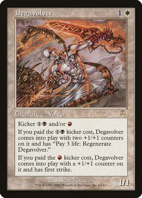 Degavolver card from Apocalypse