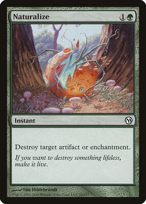 Naturalize card from Duels of the Planeswalkers