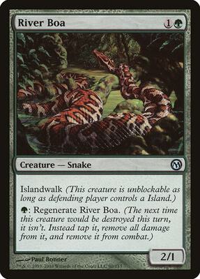River Boa card from Duels of the Planeswalkers