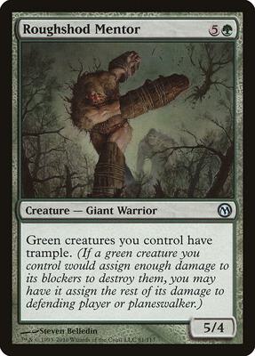 Roughshod Mentor card from Duels of the Planeswalkers