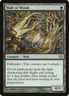 Wall of Wood card from Duels of the Planeswalkers