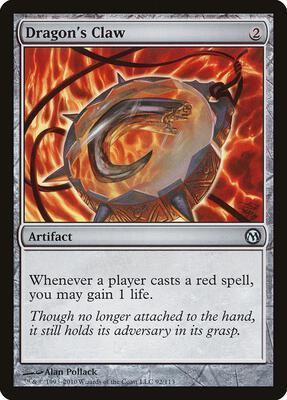 Dragon's Claw card from Duels of the Planeswalkers