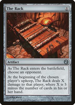 The Rack card from Duels of the Planeswalkers