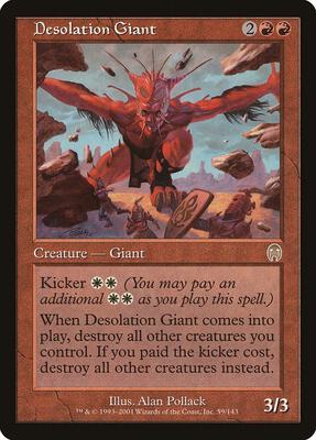 Desolation Giant card from Apocalypse