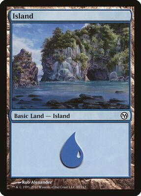 Island (98) card from Duels of the Planeswalkers