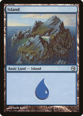 Island (100) card from Duels of the Planeswalkers