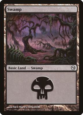 Swamp (103) card from Duels of the Planeswalkers