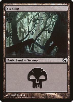 Swamp (105) card from Duels of the Planeswalkers