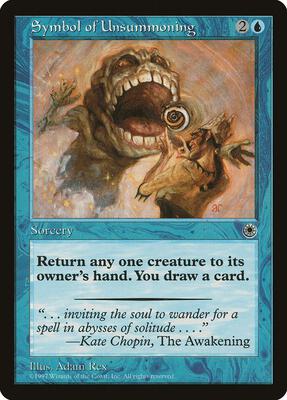Symbol of Unsummoning card from Portal