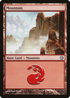Mountain (109) card from Duels of the Planeswalkers