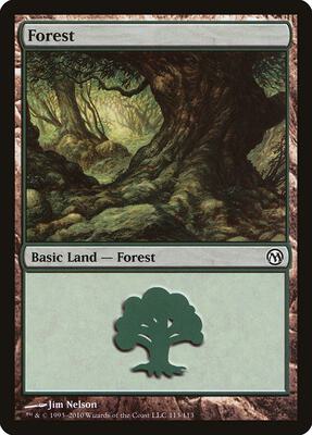 Forest (113) card from Duels of the Planeswalkers