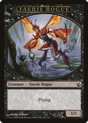 Faerie Rogue Token card from Morningtide