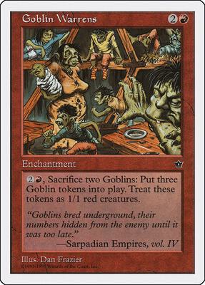 Goblin Warrens card from Anthologies