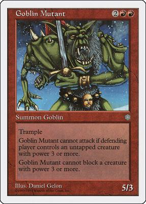 Goblin Mutant card from Anthologies