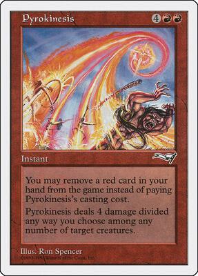 Pyrokinesis card from Anthologies