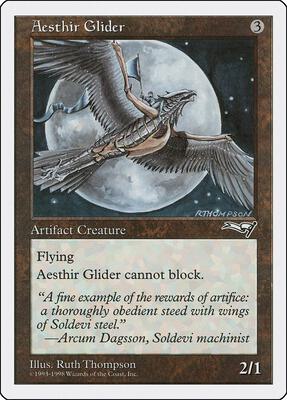 Aesthir Glider card from Anthologies