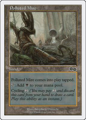 Polluted Mire card from Anthologies