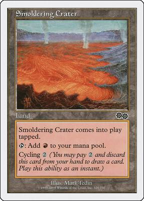 Smoldering Crater card from Anthologies