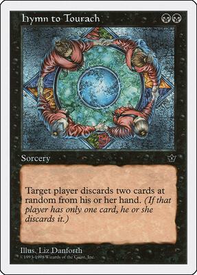 Hymn to Tourach card from Anthologies