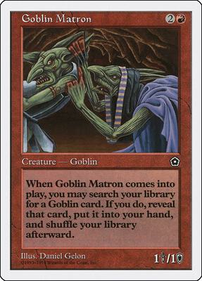 Goblin Matron card from Anthologies