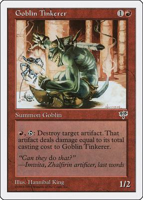 Goblin Tinkerer card from Anthologies