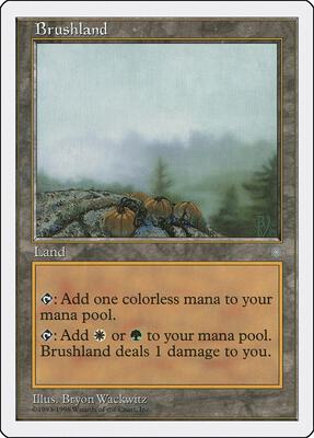 Brushland card from Anthologies