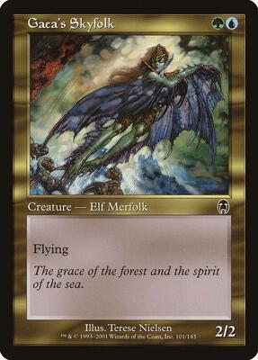 Gaea's Skyfolk card from Apocalypse