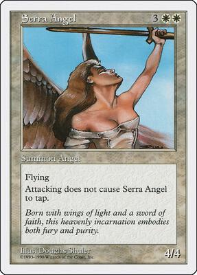Serra Angel card from Anthologies