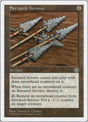 Serrated Arrows card from Anthologies