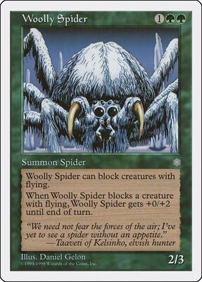 Woolly Spider card from Anthologies