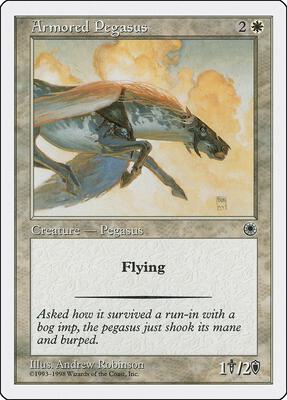 Armored Pegasus card from Anthologies