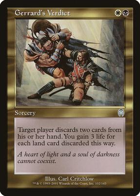Gerrard's Verdict card from Apocalypse