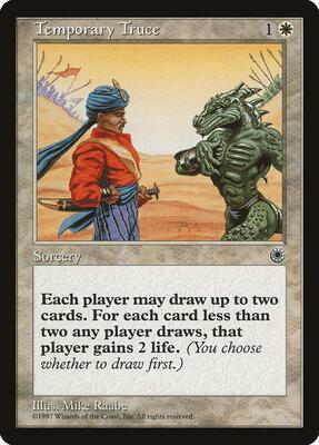 Temporary Truce card from Portal