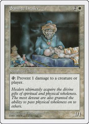 Samite Healer card from Anthologies