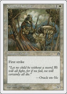 Youthful Knight card from Anthologies