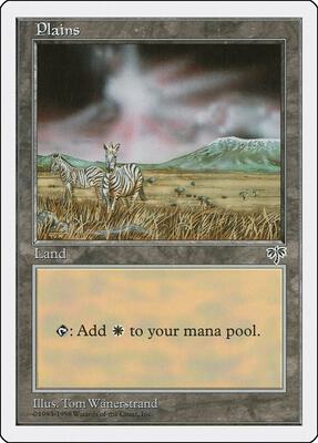 Plains (Mirage) card from Anthologies