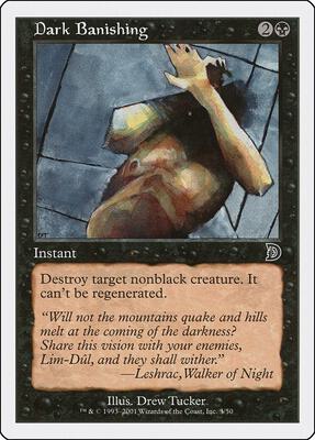 Dark Banishing card from Deckmasters Garfield vs Finkel