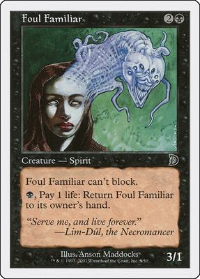 Foul Familiar card from Deckmasters Garfield vs Finkel