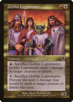 Goblin Legionnaire card from Apocalypse