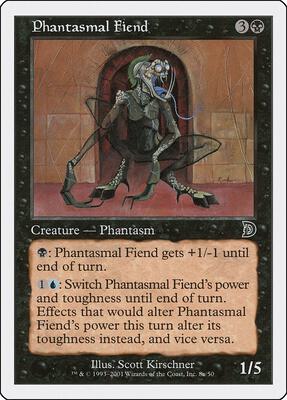 Phantasmal Fiend (8a) card from Deckmasters Garfield vs Finkel