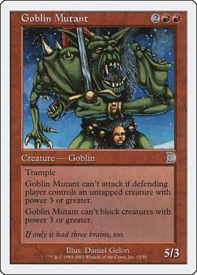 Goblin Mutant card from Deckmasters Garfield vs Finkel