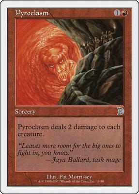 Pyroclasm card from Deckmasters Garfield vs Finkel