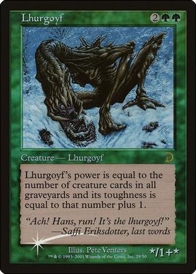 Lhurgoyf card from Deckmasters Garfield vs Finkel