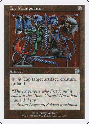 Icy Manipulator card from Deckmasters Garfield vs Finkel