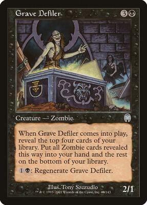Grave Defiler card from Apocalypse
