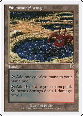 Sulfurous Springs card from Deckmasters Garfield vs Finkel