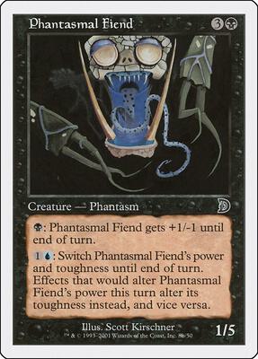 Phantasmal Fiend (8b) card from Deckmasters Garfield vs Finkel