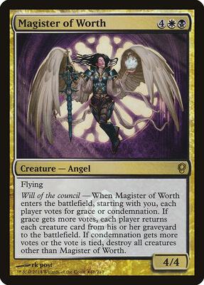 Magister of Worth card from Launch Party & Release Event Promos