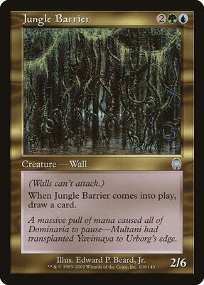 Jungle Barrier card from Apocalypse